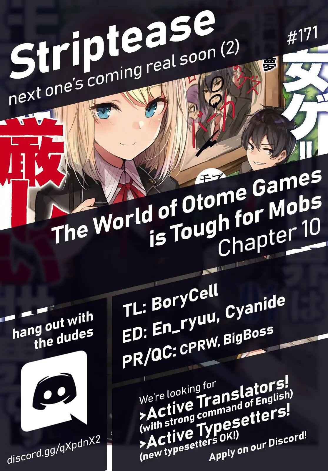 The World of Otome Games Is Tough for Mobs Chapter 10 1